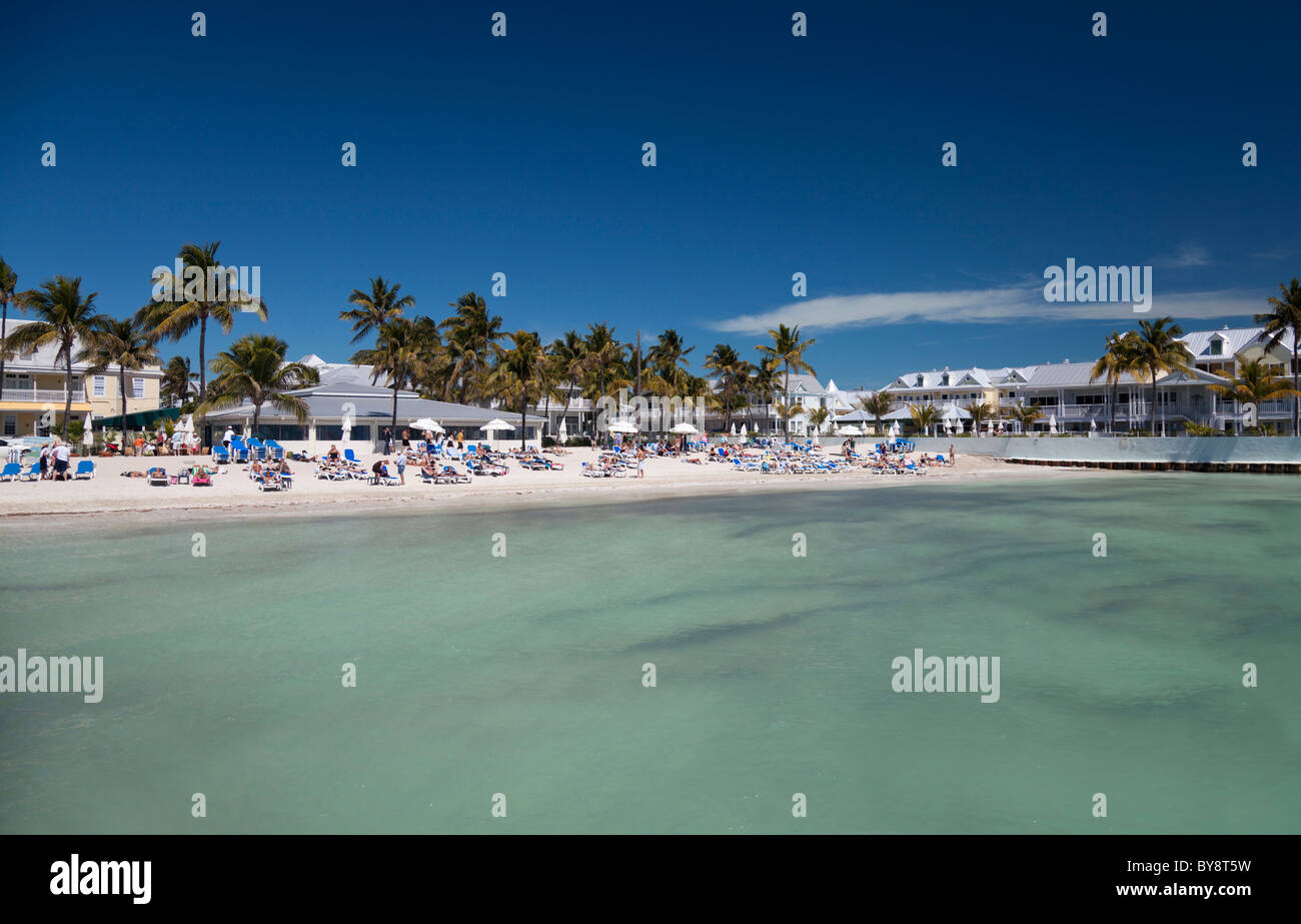 South Beach à Key West, Floride, USA Banque D'Images