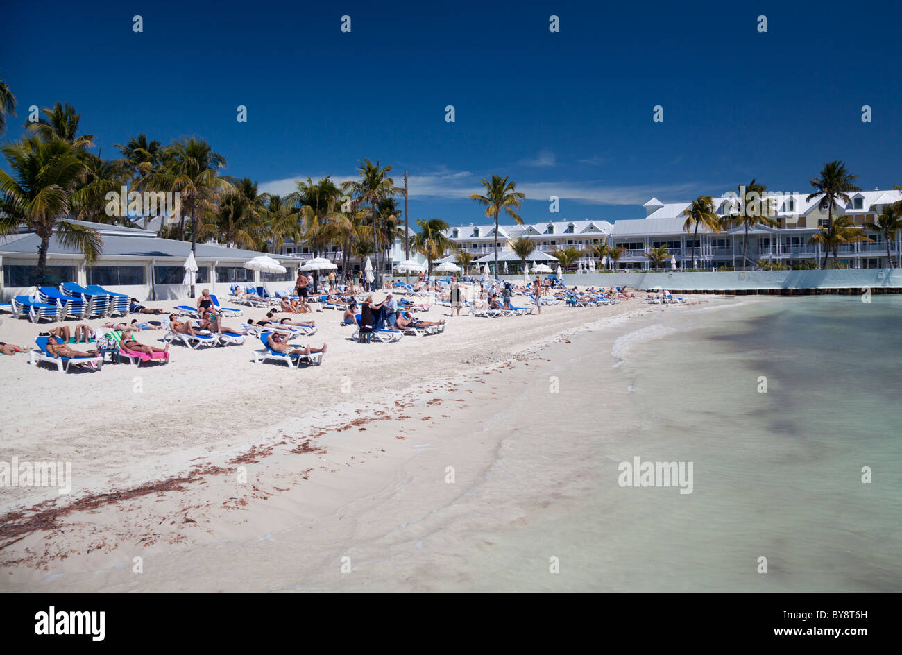 South Beach à Key West, Floride, USA Banque D'Images