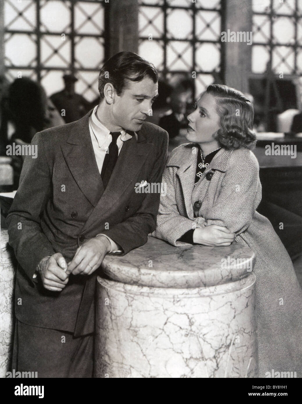 MR Smith Goes to Town 1936 Columbia film avec Gary Cooper et Jean Arthur Banque D'Images