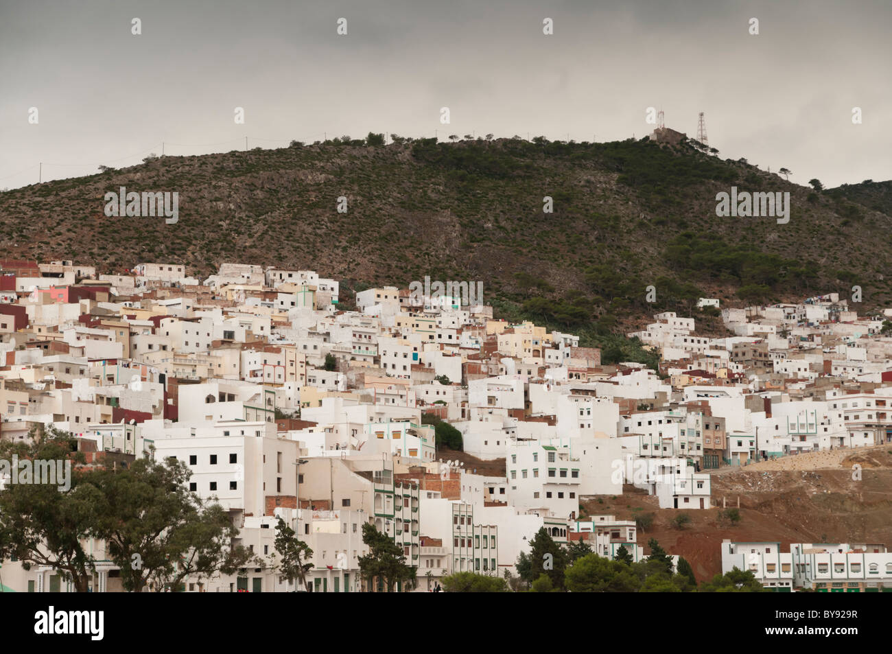 Djebel Dersa quart de Tétouan, Maroc. Banque D'Images