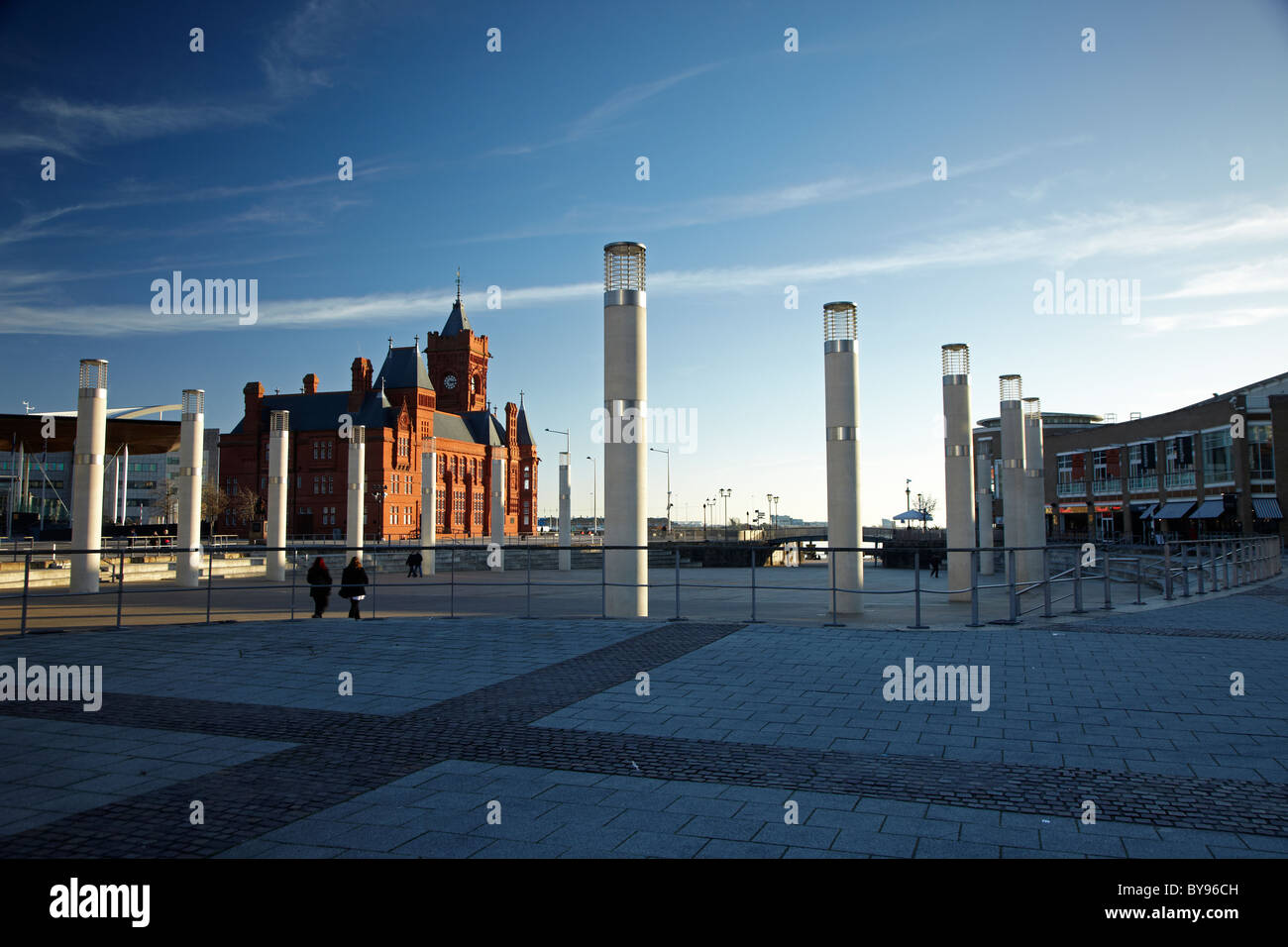 Pierhead Building, la baie de Cardiff, Pays de Galles, Royaume-Uni Banque D'Images