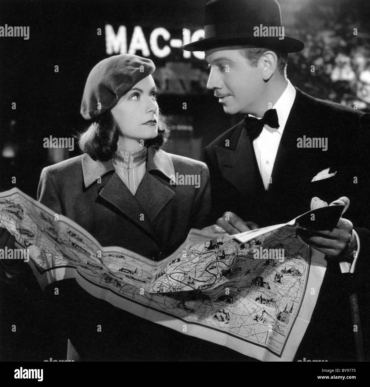 NINOTCHKA 1939 Lowe's film avec Greta Garbo et Melvyn Douglas Banque D'Images