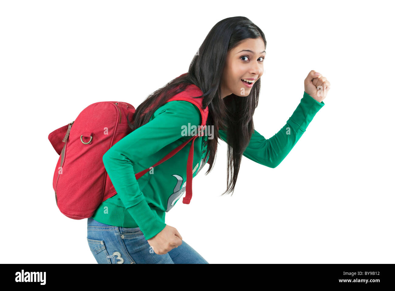 College girl occupation de la class Banque D'Images
