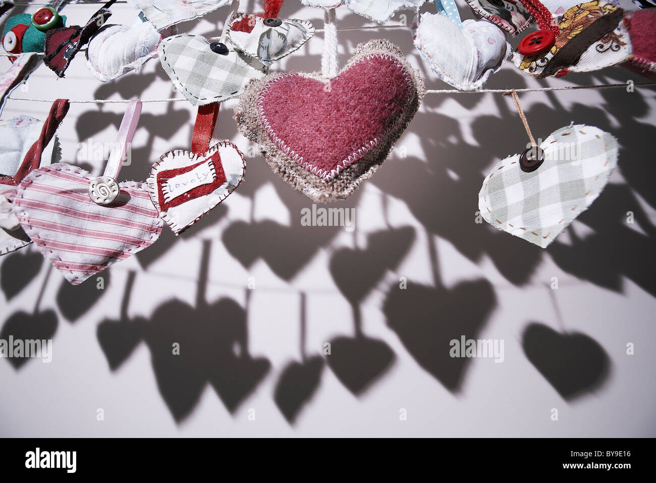 Saint Valentin coeur fait main Banque D'Images