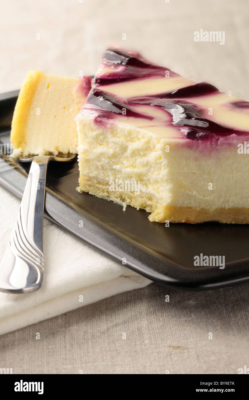 Cherry Cheesecake Banque D'Images