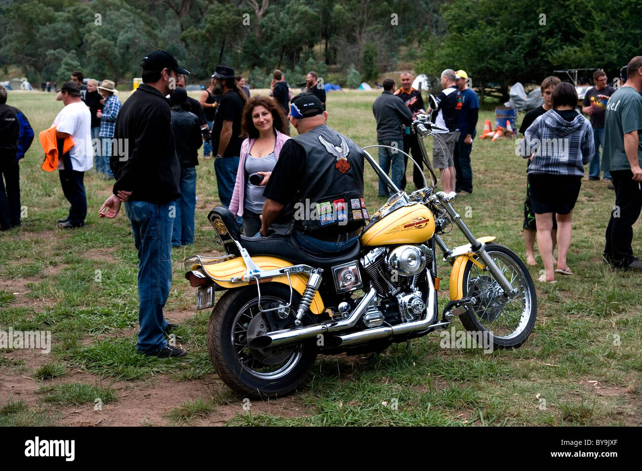 Harley davidson custom chopper Banque de photographies et d’images à ...