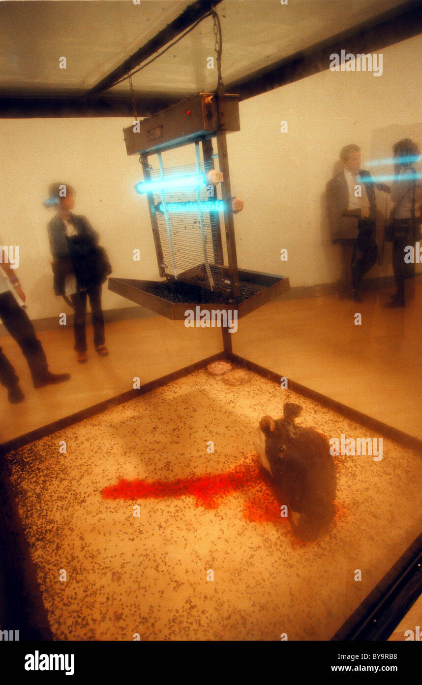 "Mille ans" par l'artiste Damien Hirst au musée de Brooklyn à New York Sensation Banque D'Images