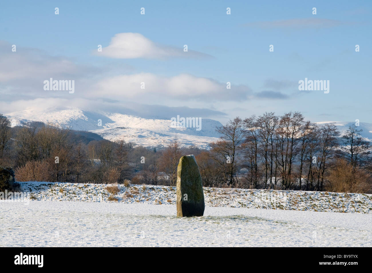 Standing Stone , , New Galloway, Galloway, Glenkens Banque D'Images