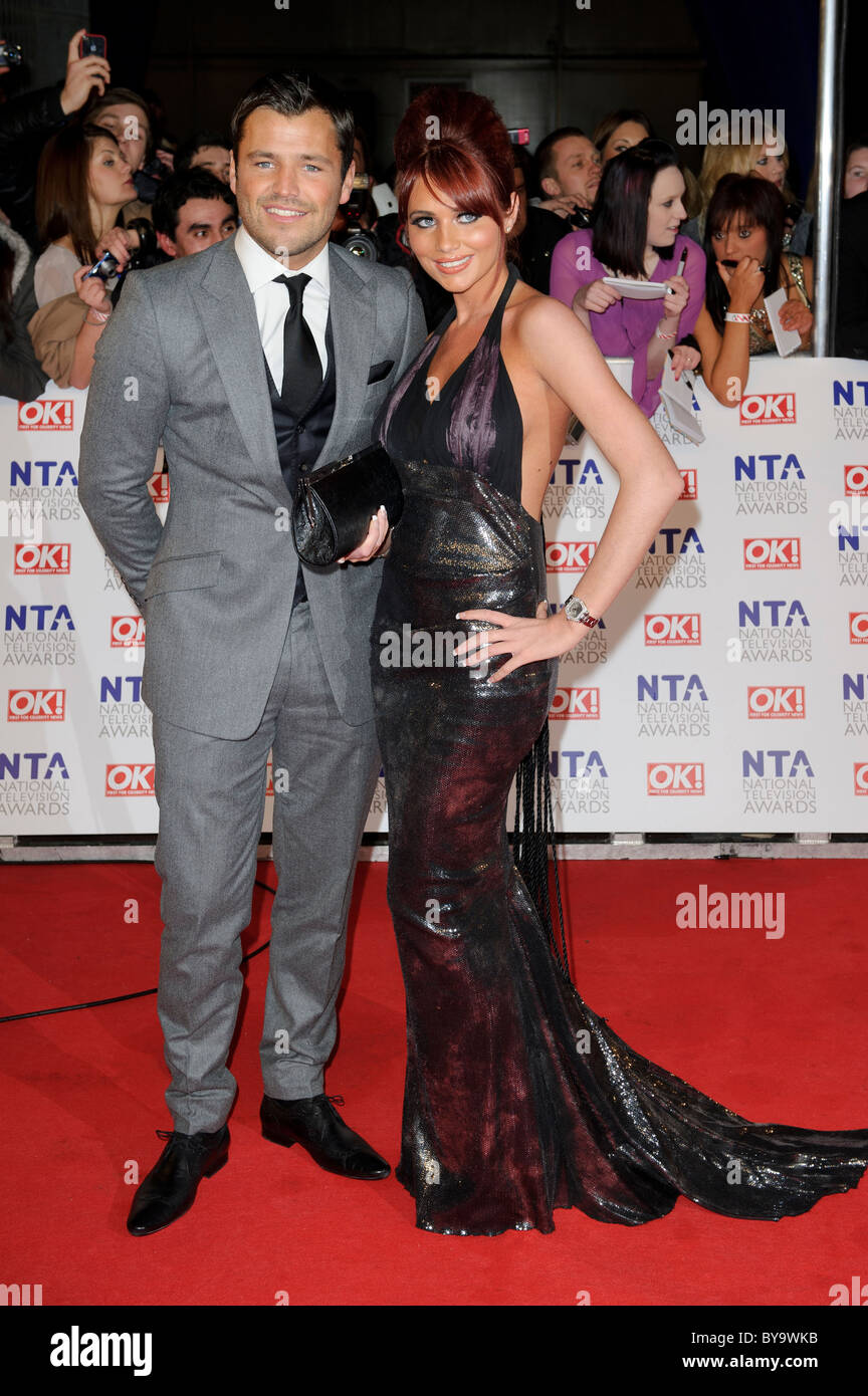 Amy Childs assiste à la National Television Awards à Londres, le 02, 26 janvier 2011. Banque D'Images