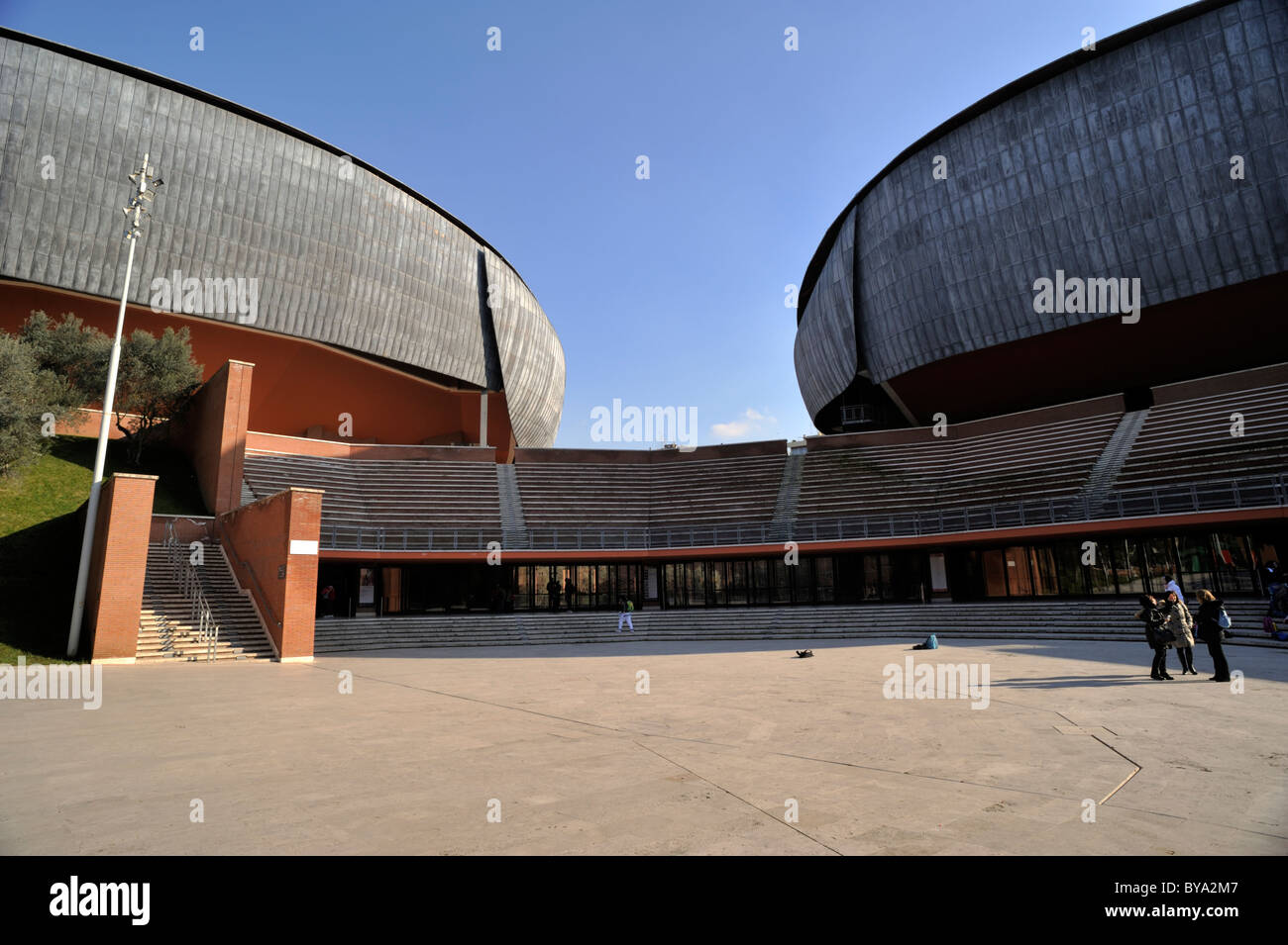 Italie, Rome, Auditorium Parco della Musica, architecte Renzo Piano Banque D'Images