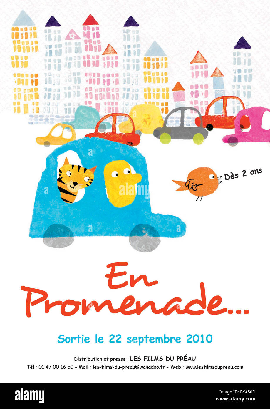 Promenade en un programme de 6 films d'animation Administration Siri Melchior, Jutta Schünemann, Uzi Geffenblad, Lotta Geffenblad, Banque D'Images