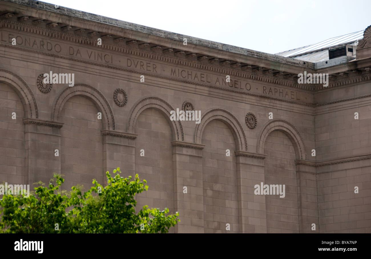 L'Art Institute of Chicago, Chicago, Illinois, États-Unis Banque D'Images