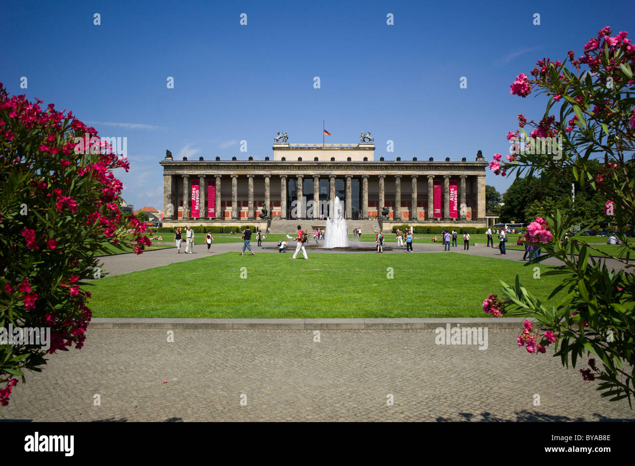 Altes Museum, Musée de l'ancien, l'île aux musées, Antique collection de musées d'État de Berlin, Berlin, Germany, Europe Banque D'Images