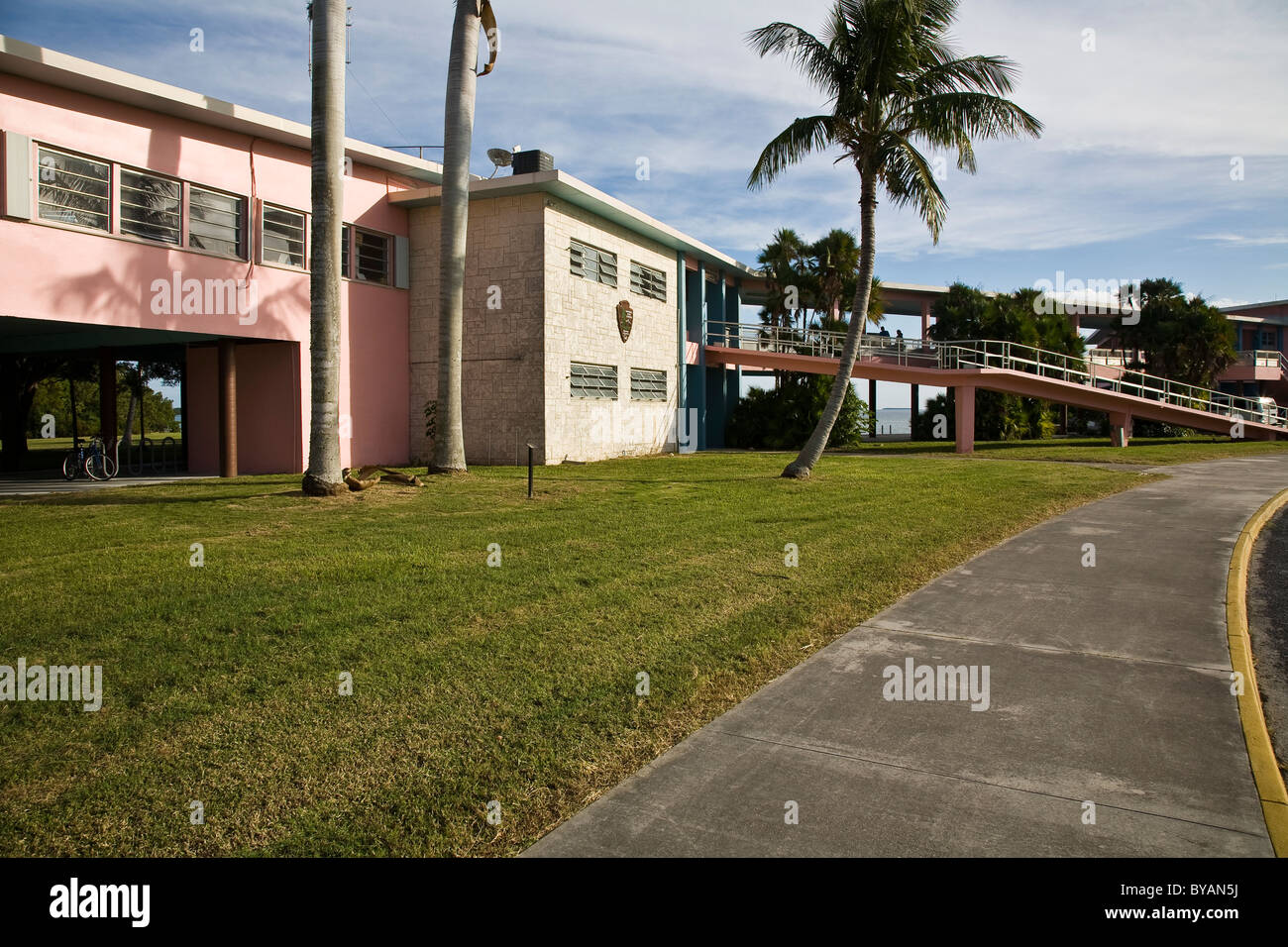 Flamingo Visitor Centre, Parc National des Everglades, Florida, USA Banque D'Images