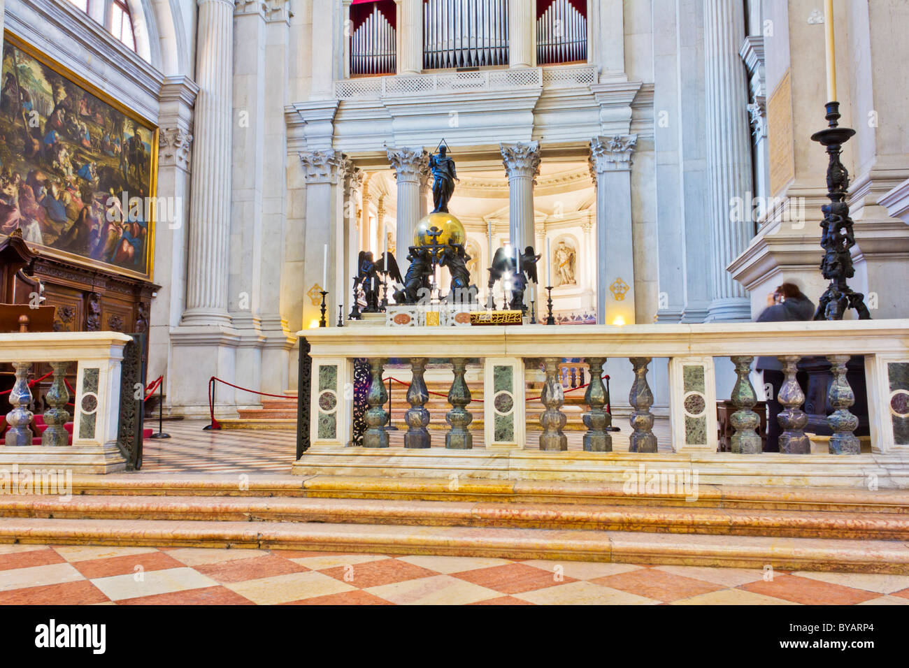 Autel de la Basilique di San Giorgio Maggiore, à Venise Banque D'Images