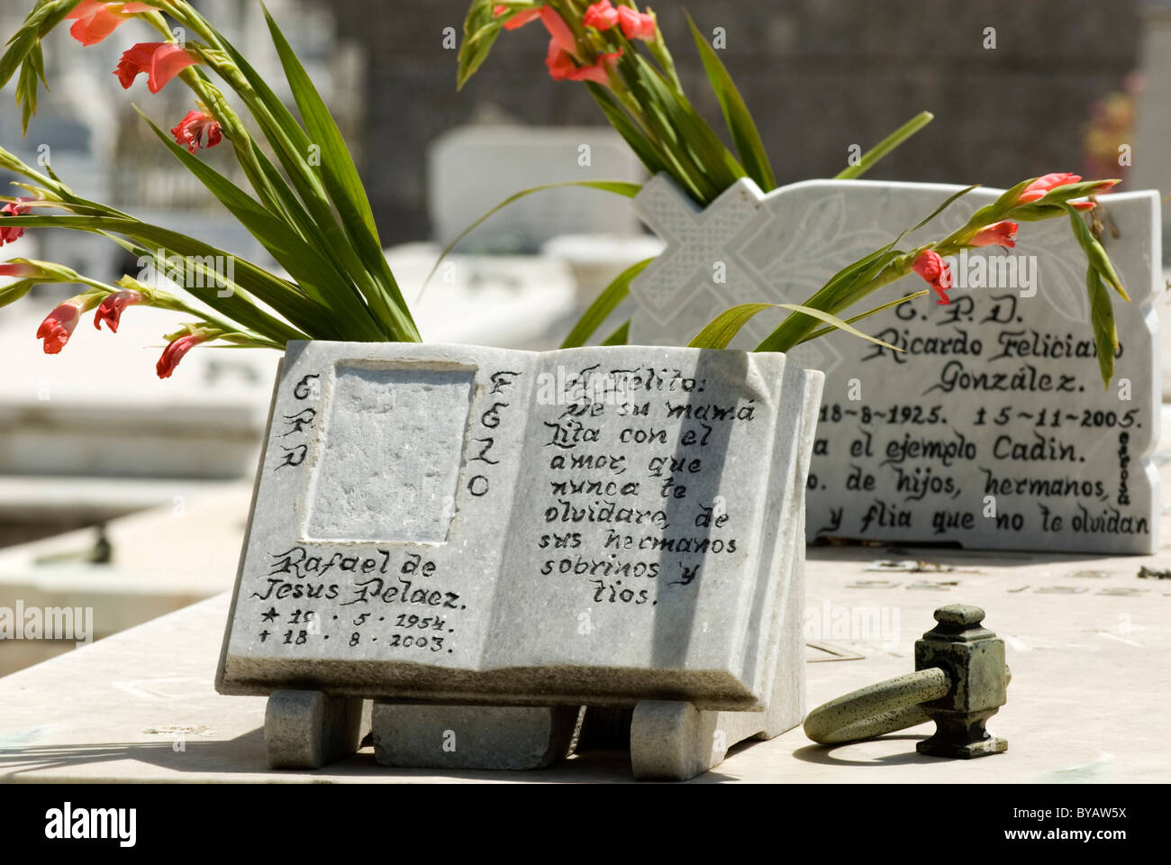 Cimetière Cristobal Colon à La Habana, Cuba Banque D'Images