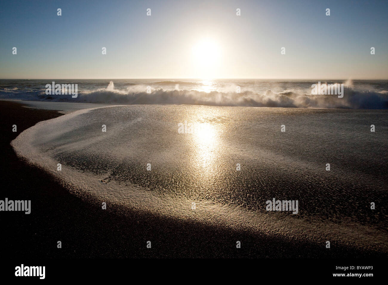 Plage de Athens, Mendocino County, Californie, USA Banque D'Images