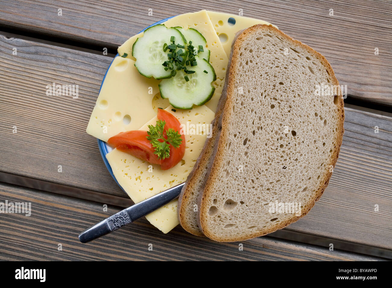 Snack, vue de dessus Banque D'Images