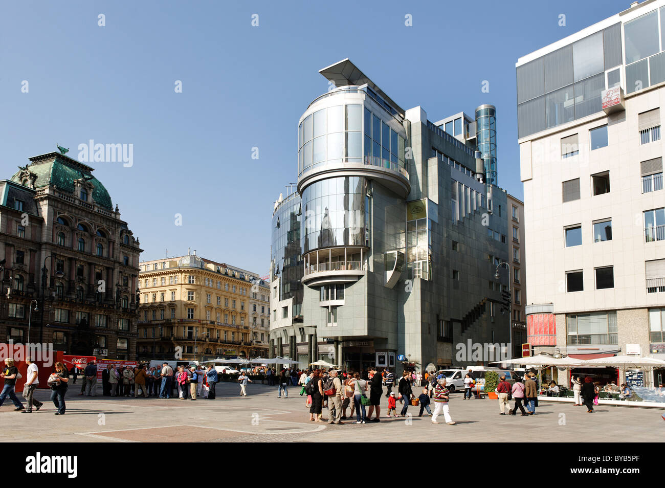 La place Stephansplatz, 1er arrondissement, Vienne, Autriche, Europe Banque D'Images