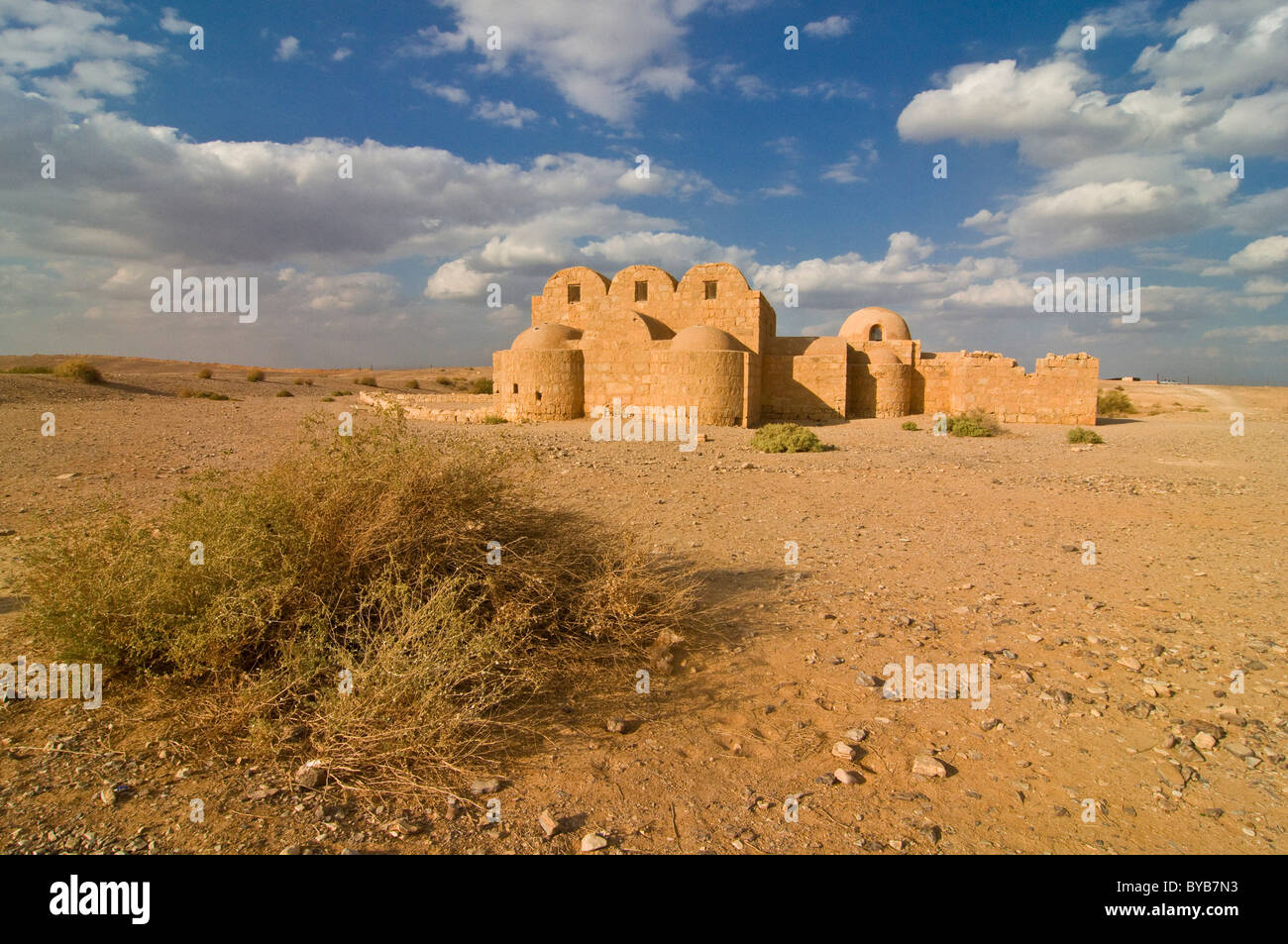 Quasayr Amra, forteresse, château, Jordanie, Moyen-Orient Banque D'Images