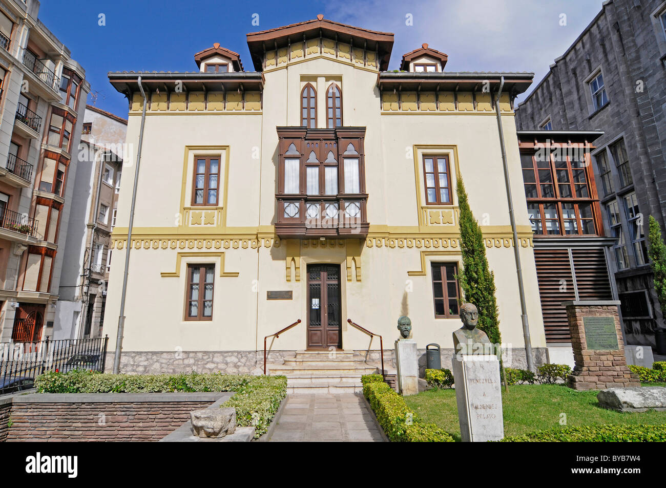 Musée Menendez Pelayo, writer's house, library, Santander, Cantabria, Spain, Europe Banque D'Images