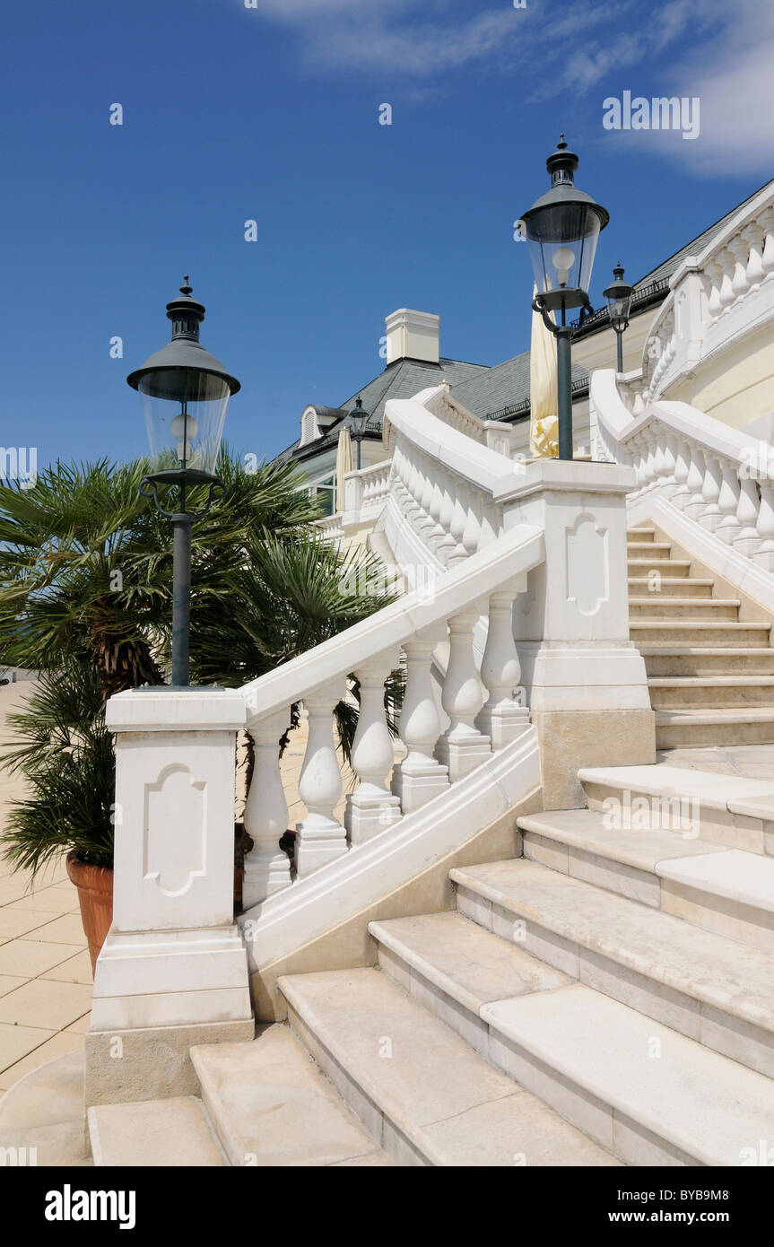 Escalier du Fontana sports et golf club, l'Autriche, Europe Banque D'Images