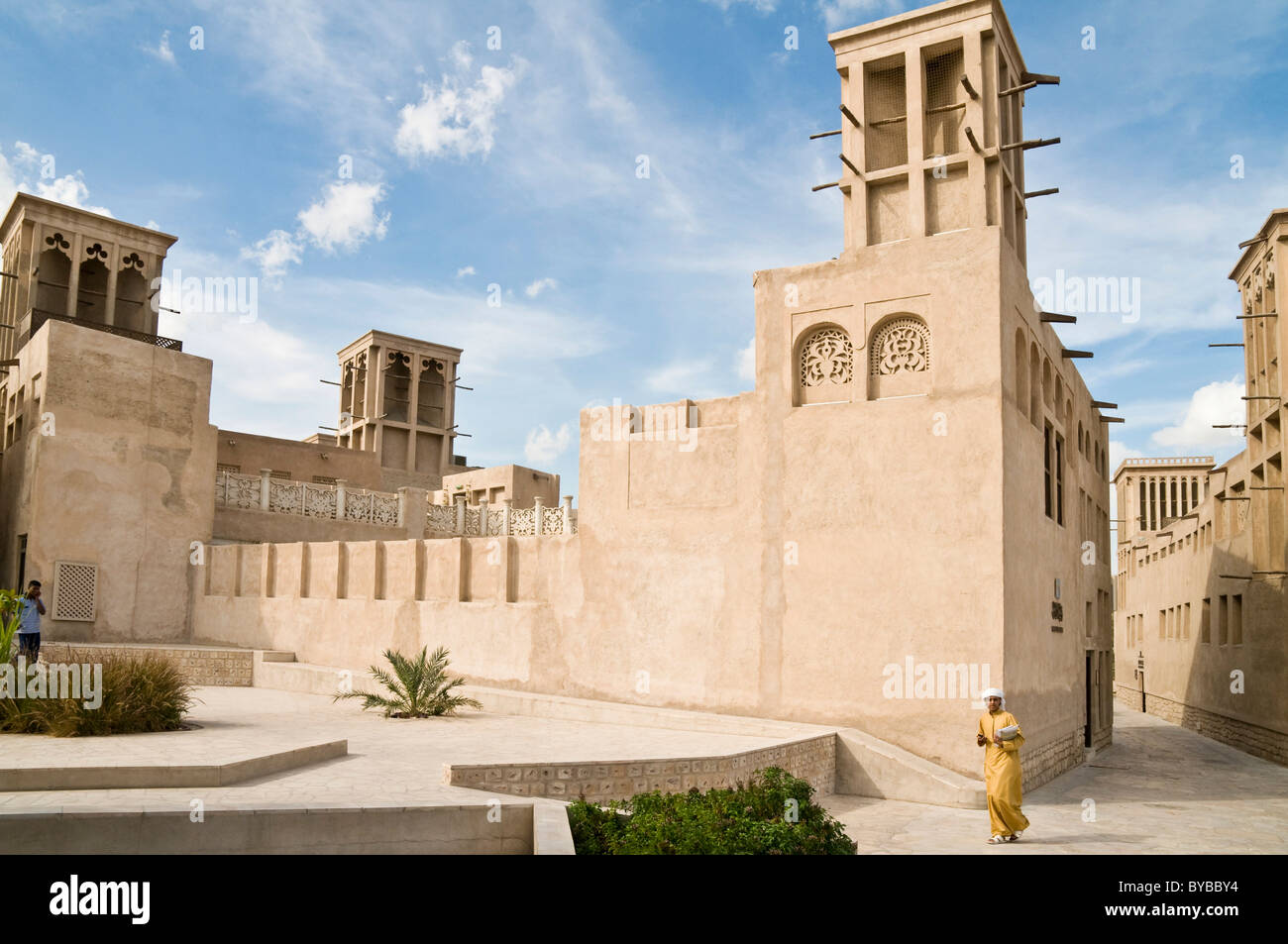 Quartier historique de Dubaï, Émirats arabes unis, au Moyen-Orient, en Asie du Sud-Ouest Banque D'Images