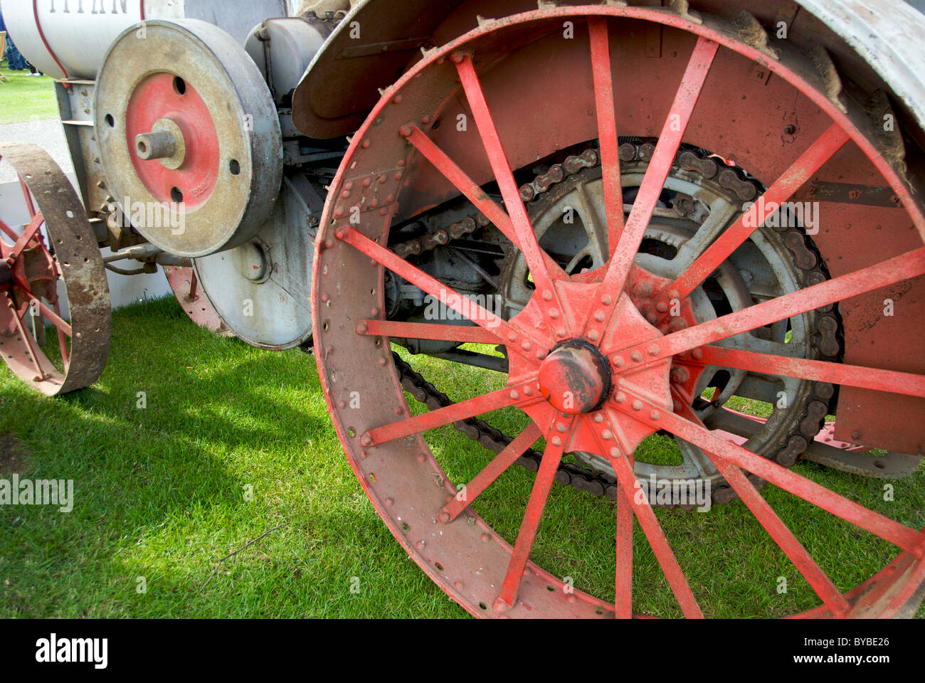 Berkshire Comté Royal Showground Newbury Chieveley salon agricole UK Septembre 2010 Tracteur Banque D'Images