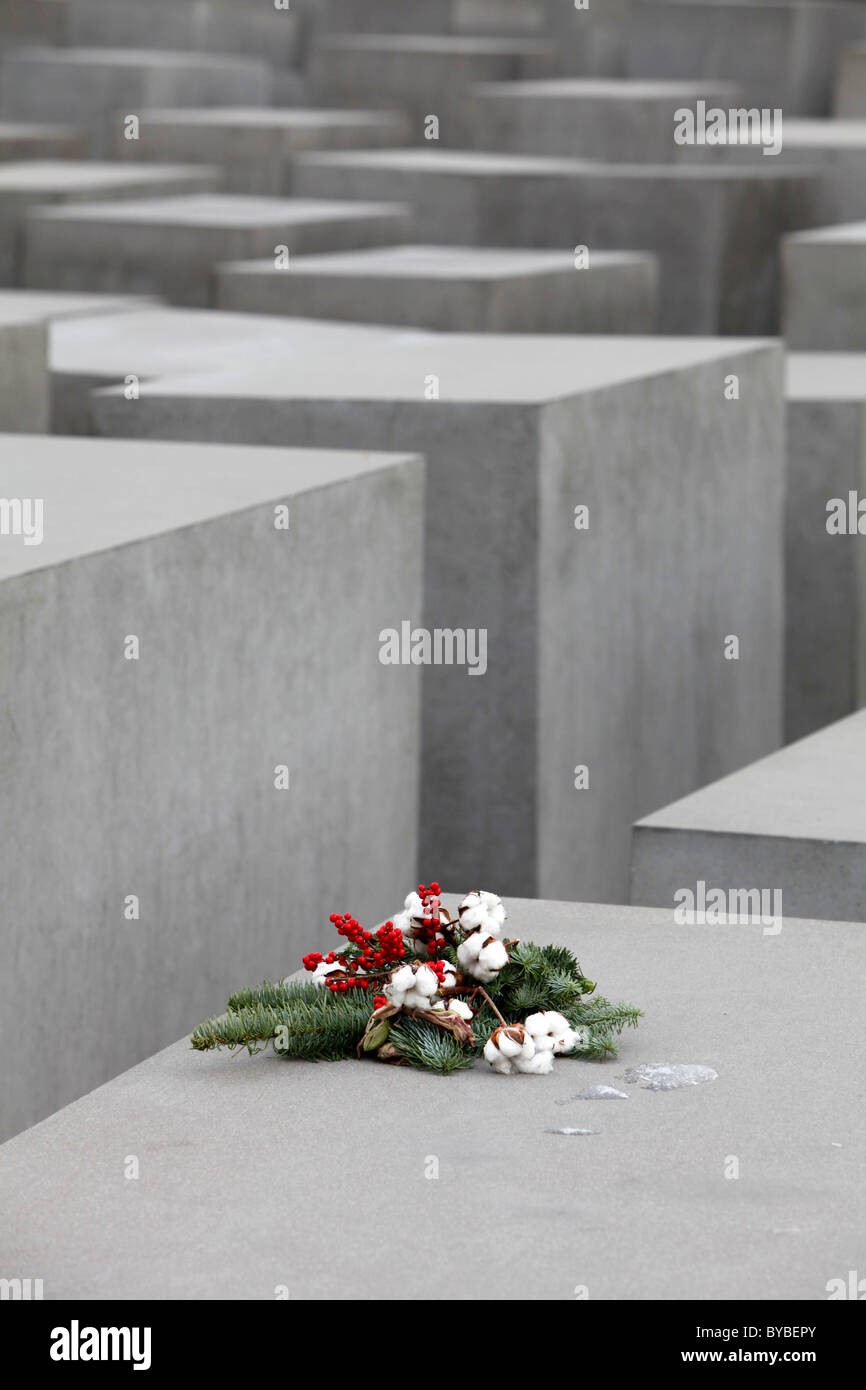Mémorial aux Juifs assassinés d'Europe, Holocaust Memorial, Berlin, Germany, Europe Banque D'Images