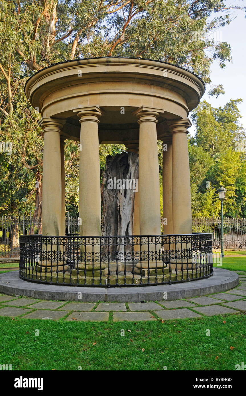 Pavillon avec l'arbre de Guernica, Musée Basque, Gernika Lumo, Guernica, province de Biscaye, Pays Basque, Pays Basque, Espagne Banque D'Images