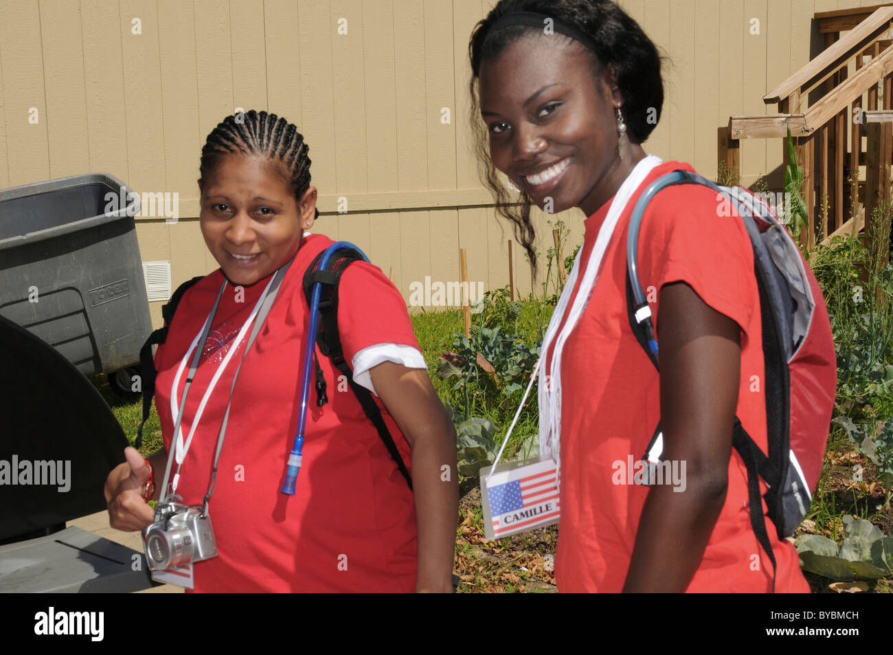 Deux jeunes femmes Banque D'Images