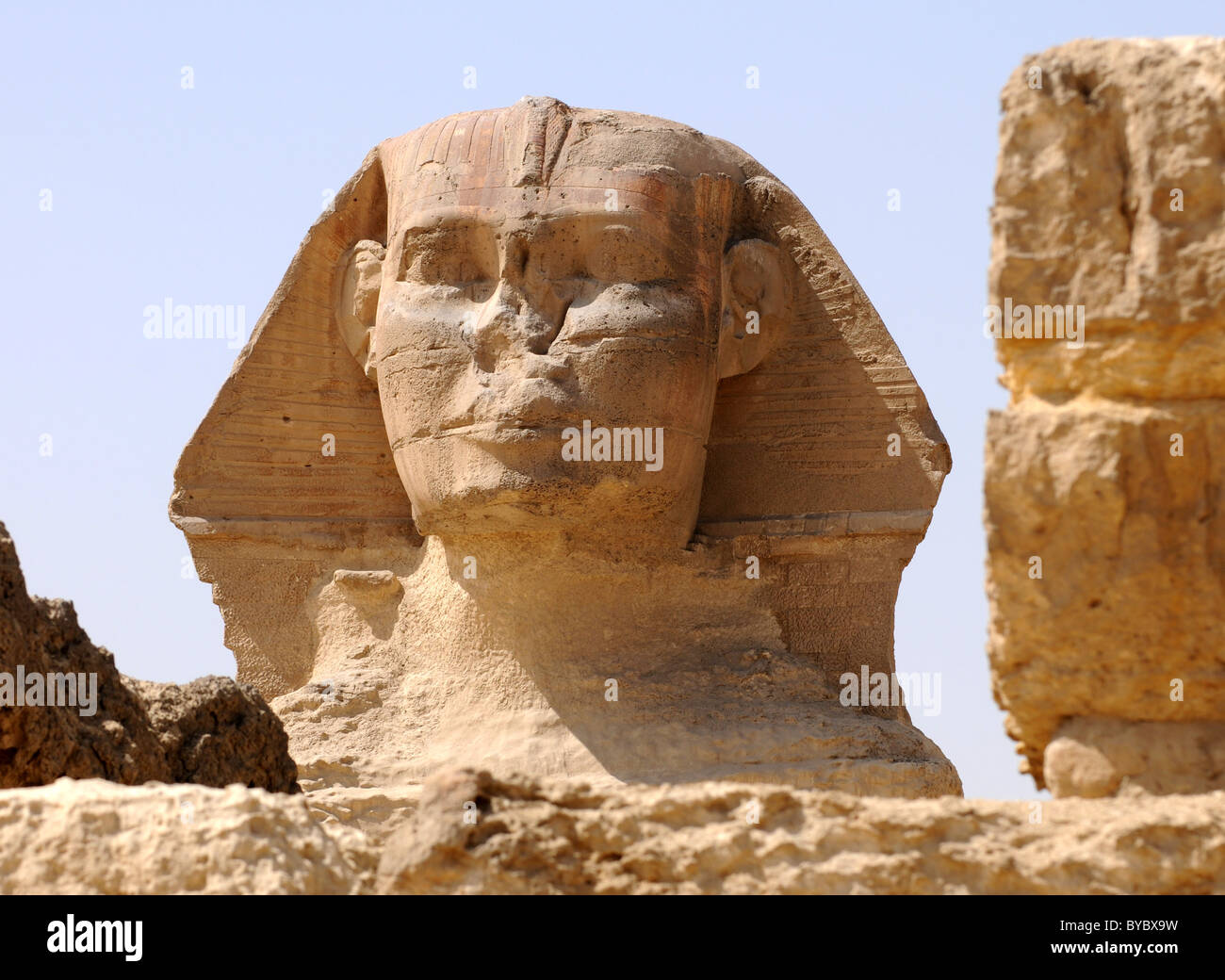 Sphinx, Giza, Egypte Banque D'Images