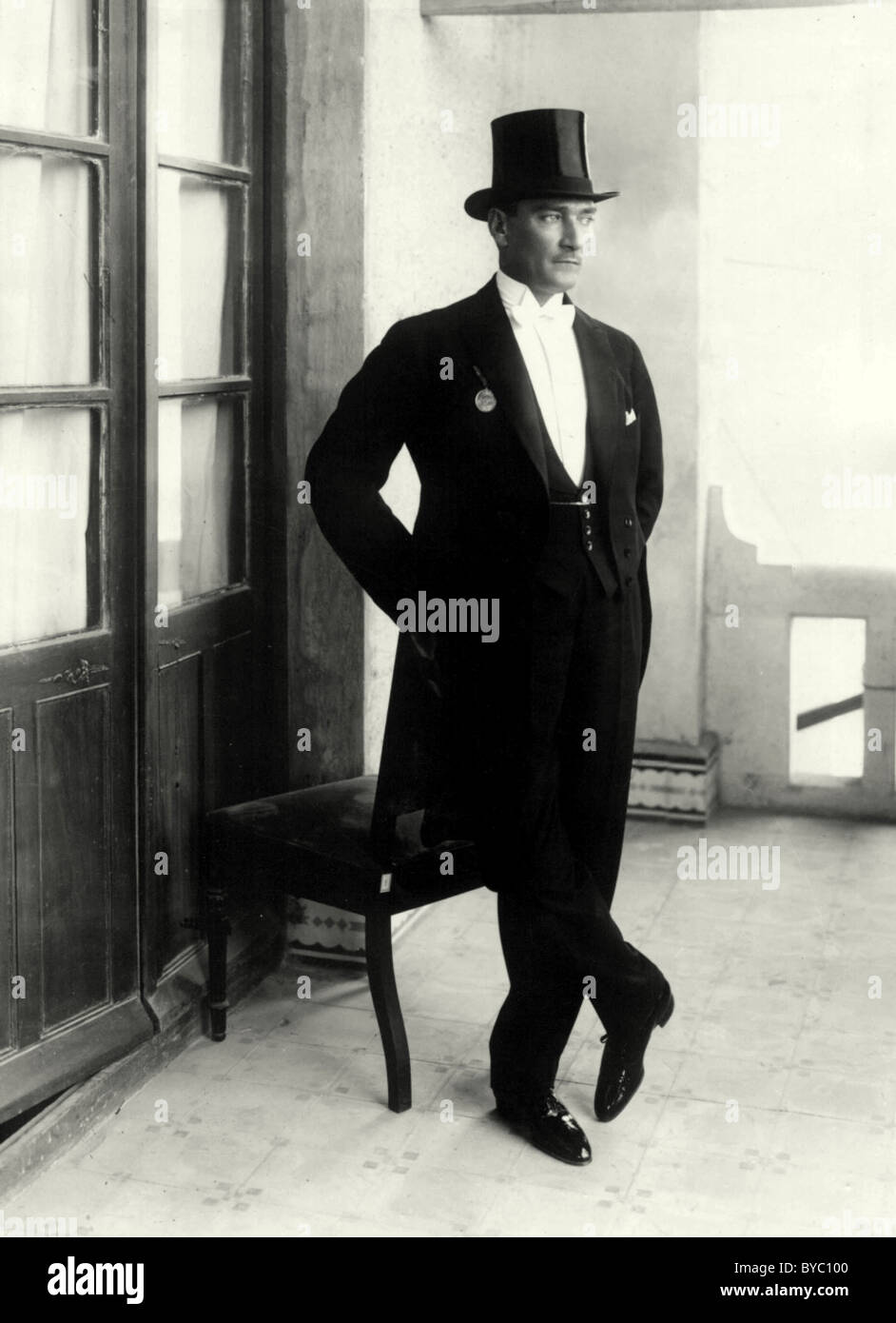 Mustafa Kemal Atatürk Atatürk, fondateur de la République de Turquie et premier président de la Turquie. Banque D'Images