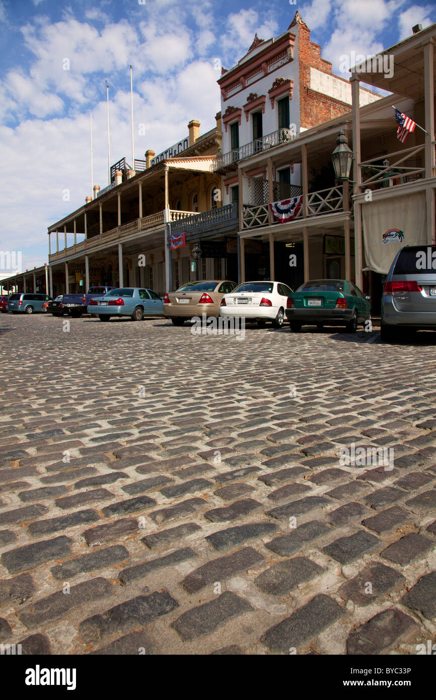 Parc d'état historique Old Sacramento, CA Banque D'Images