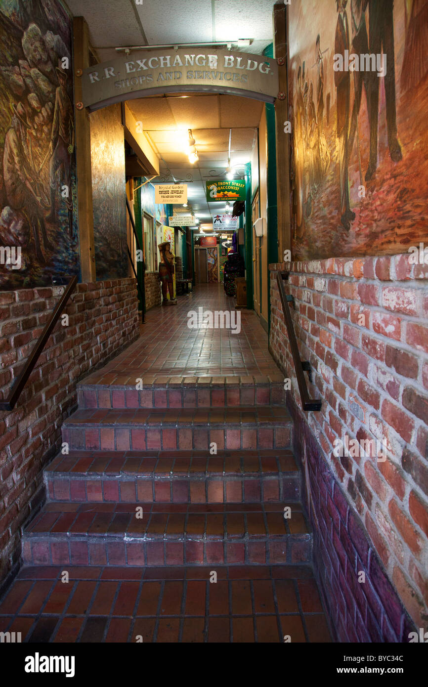 Parc d'état historique Old Sacramento, CA Banque D'Images