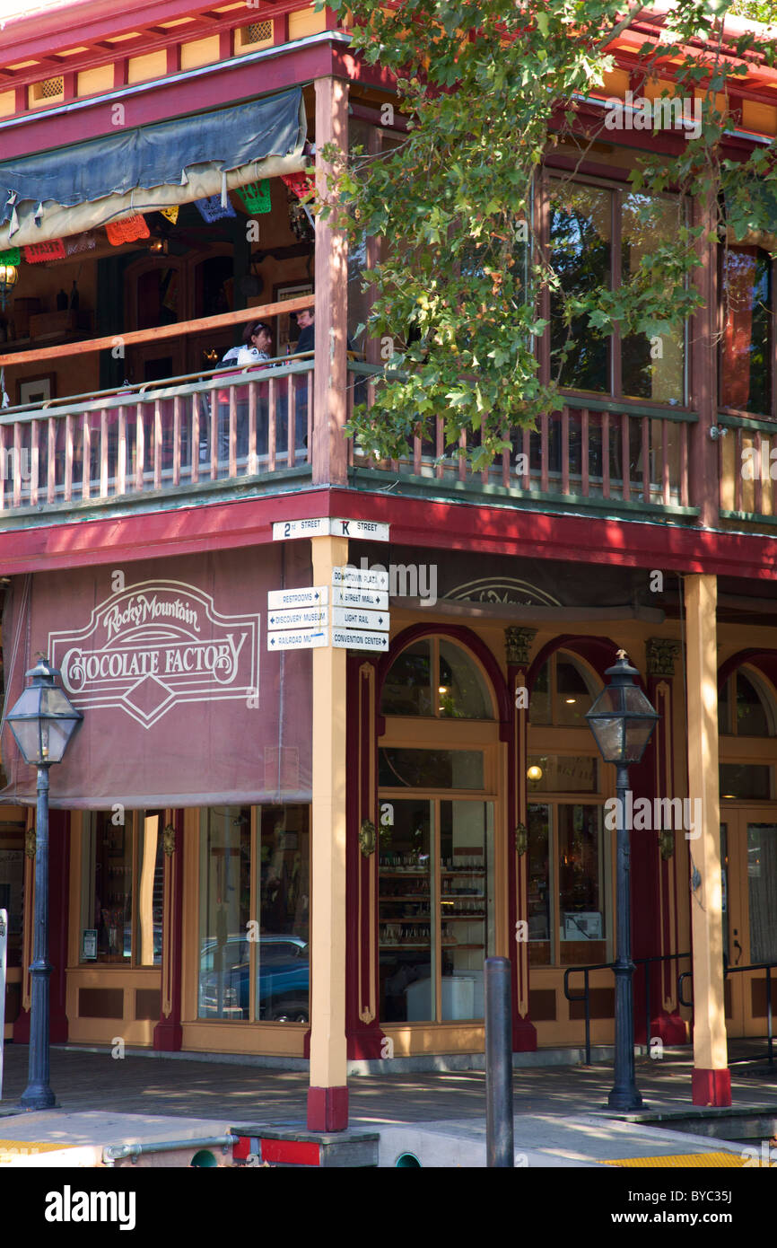 Parc d'état historique Old Sacramento, CA Banque D'Images