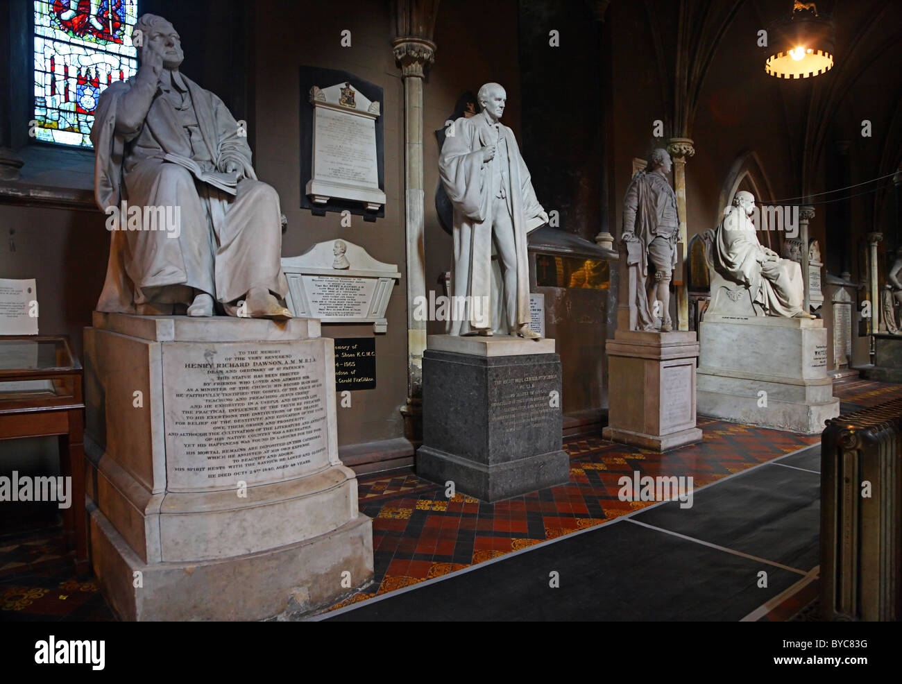 Intérieur de la Cathédrale St Patrick, Dublin Banque D'Images