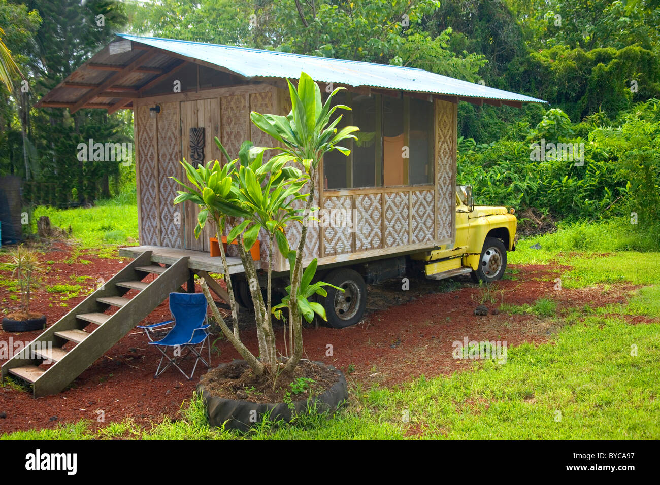 Motor home, Redneck Banque D'Images