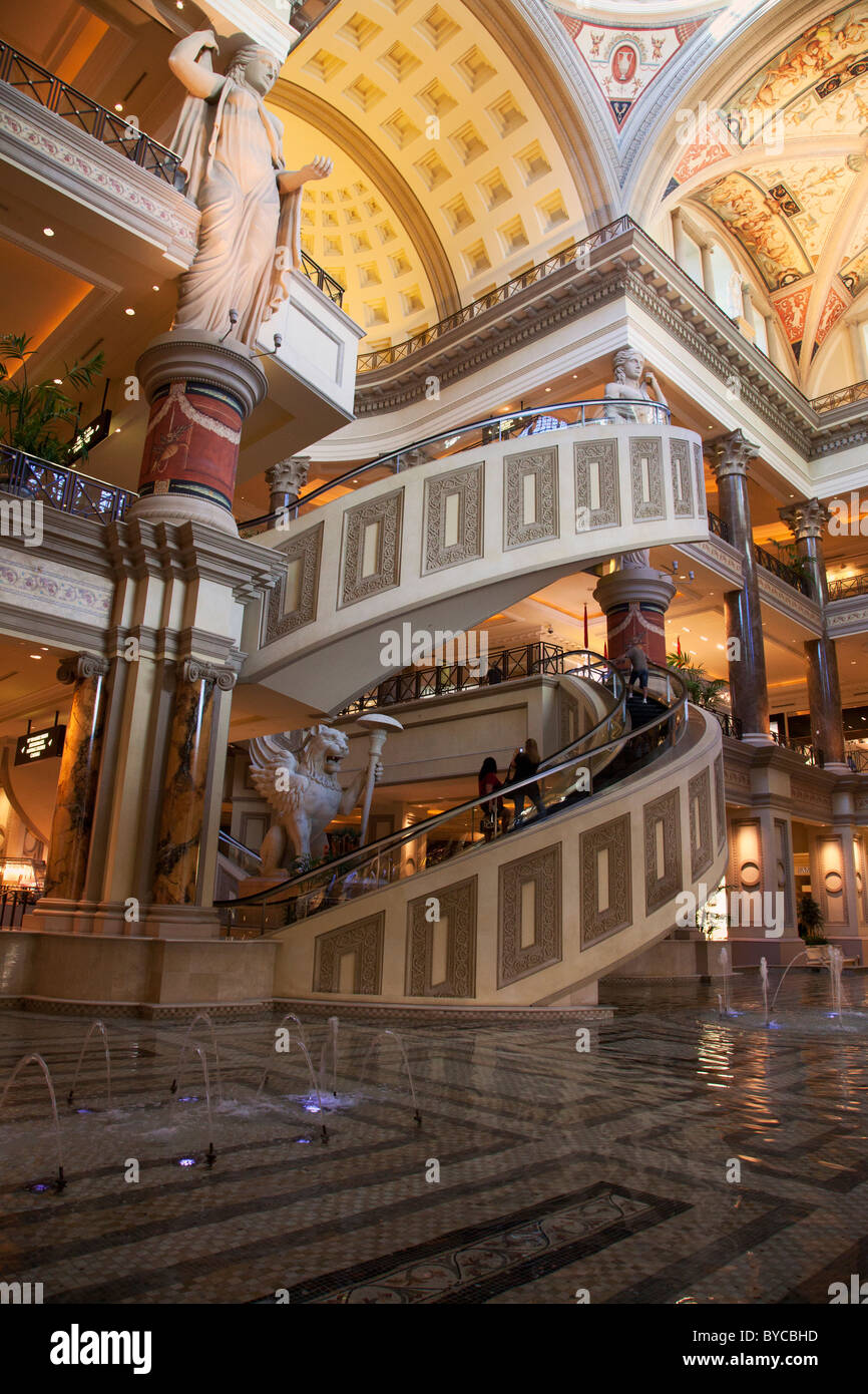 Les magasins du Forum à Césars Palace, Las Vegas, Nevada Banque D'Images