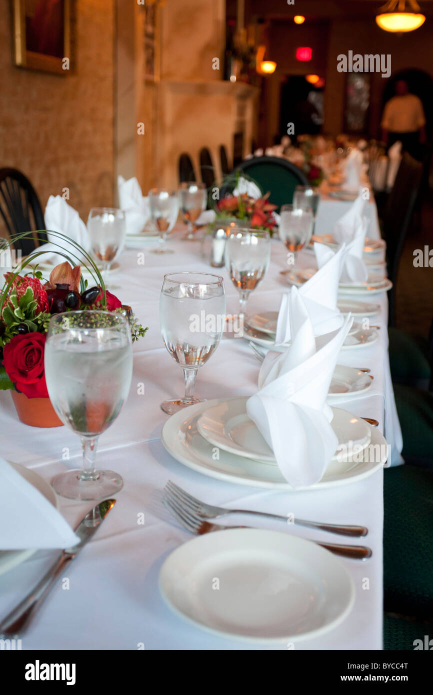 Une table officielle Banque D'Images