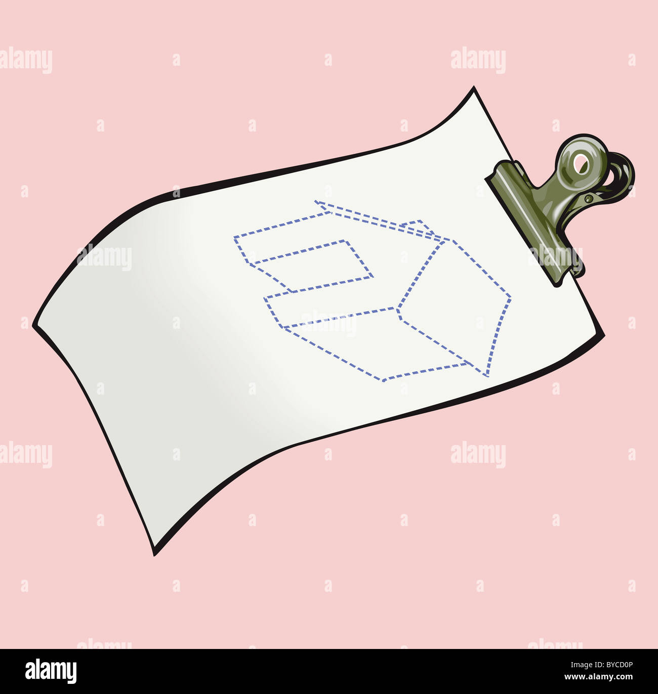 Bycd Paper clip art Banque de photographies et d’images à haute résolution ...