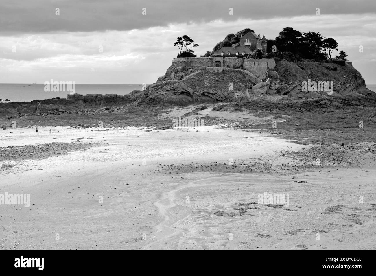 Anse du Gesclin à marée basse Banque D'Images