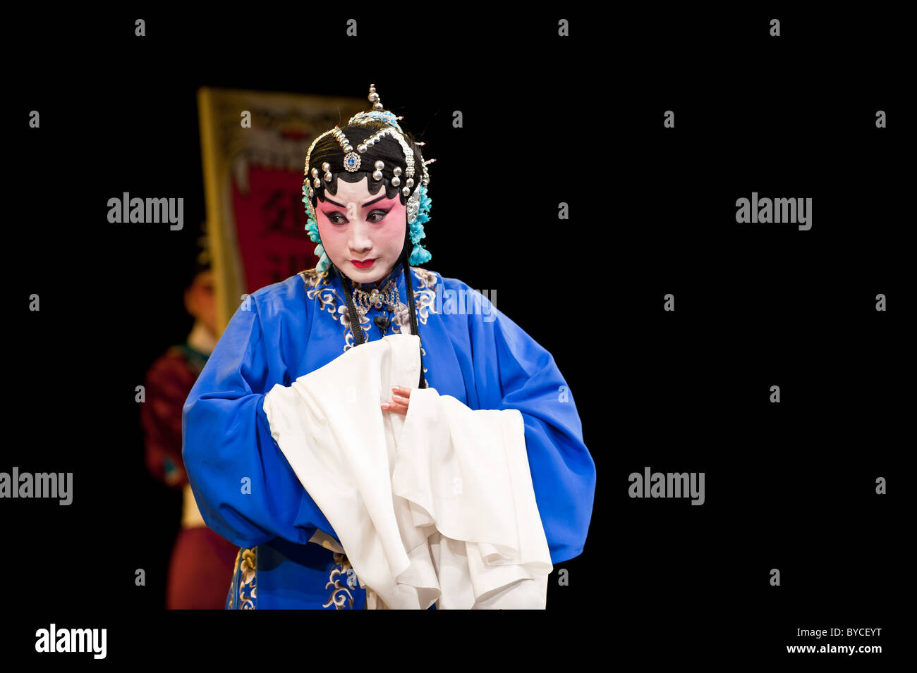 L'actrice de l'opéra chinois Banque D'Images
