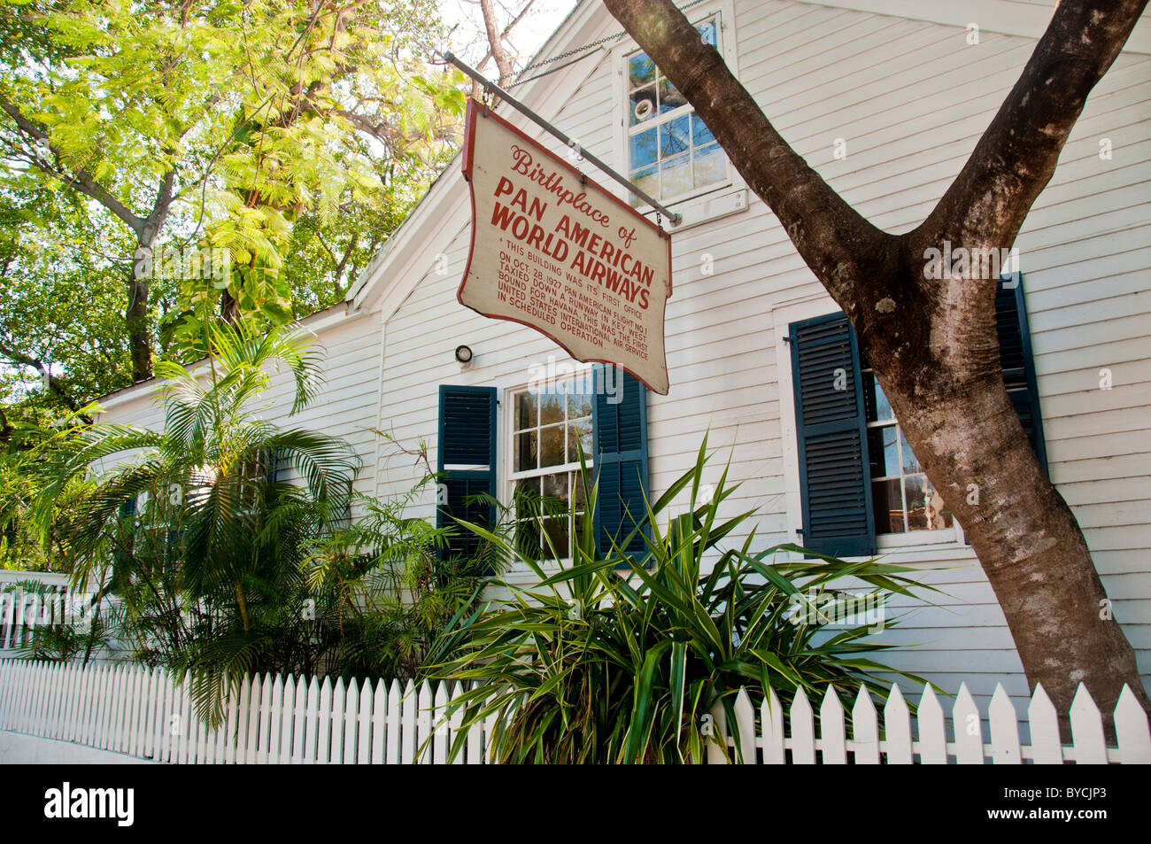 La maison d'origine à Pan Am Airlines à Key West en Floride est maintenant le Kelly's Bar & Restaurant, a commencé par l'actrice Kelly McGillis Banque D'Images