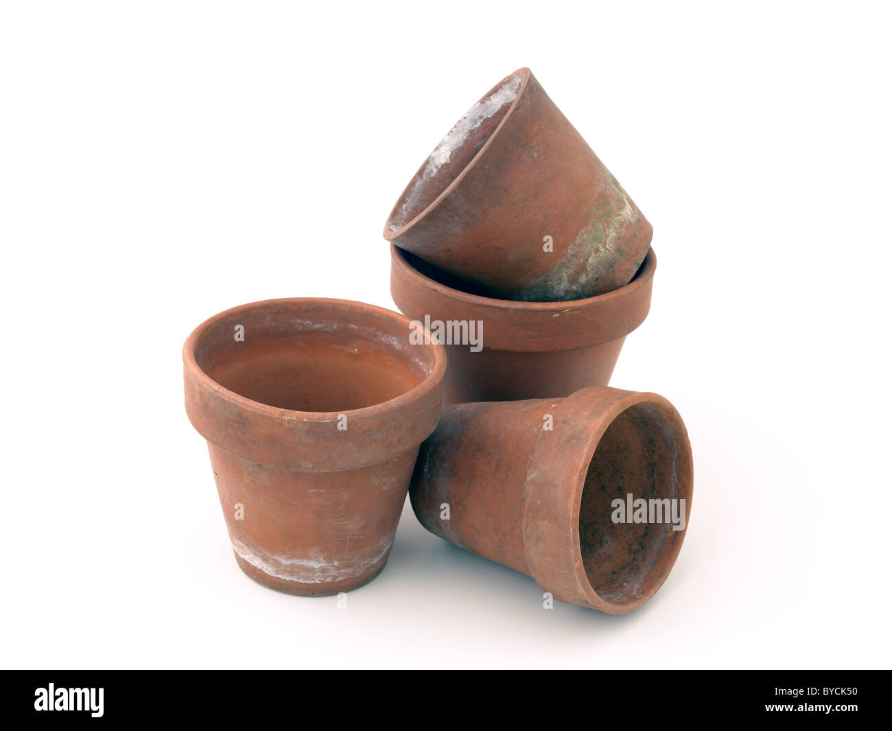 Les pots de fleurs Banque D'Images