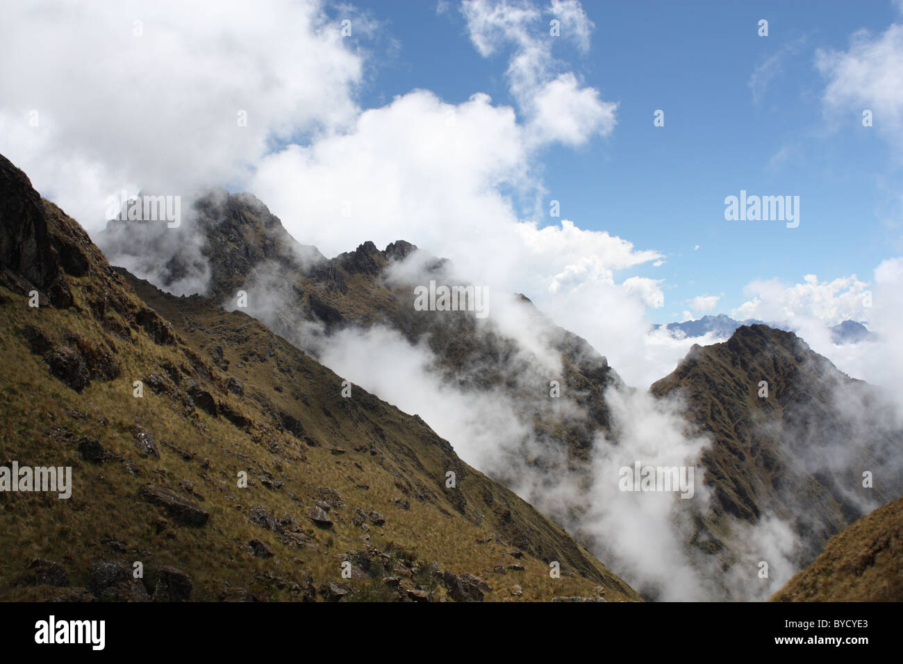 Des Andes au Pérou Banque D'Images