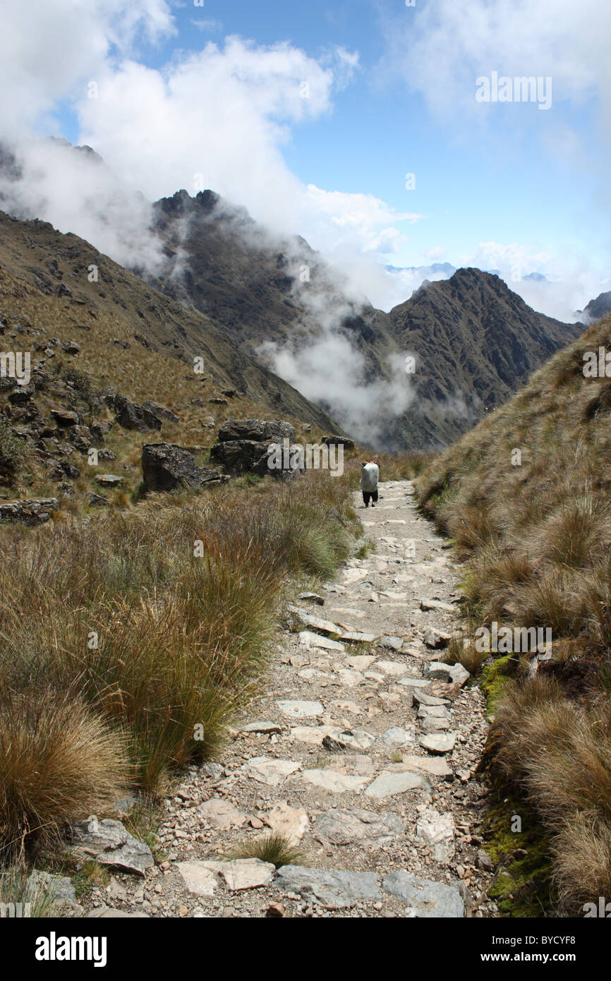 De l'Inca dans les Andes au Pérou Banque D'Images