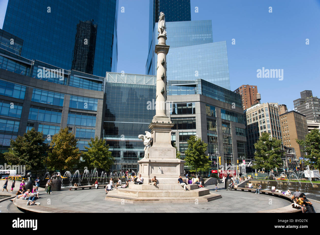 Columbus Circle, New York City, USA Banque D'Images