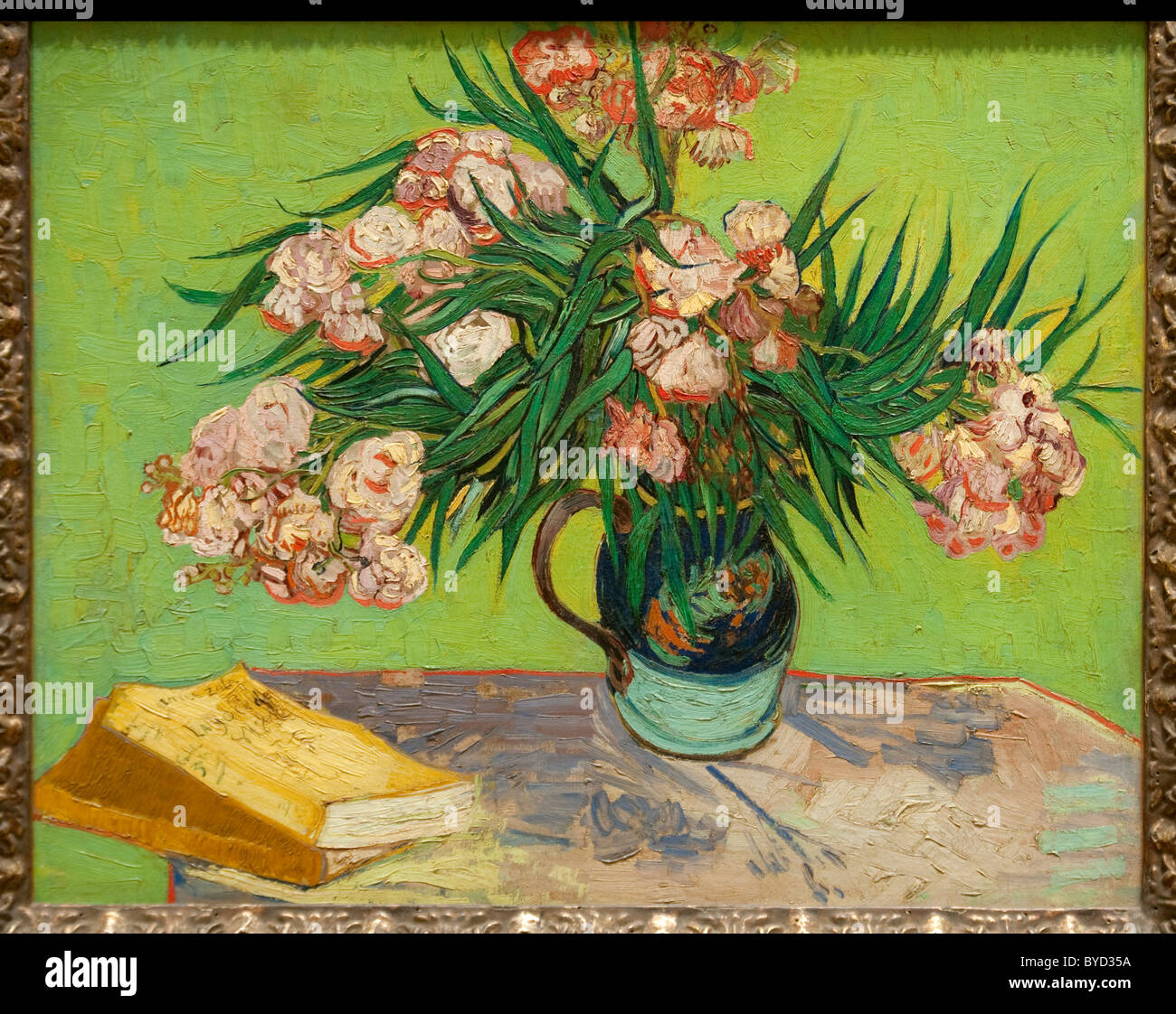 Oléanders 1888 Vincent van Gogh néerlandais pour Van Gogh, les oléanders  étaient des fleurs joyeux qui ont fleuri « inépuisablement » et ont  toujours « mis en place de nouvelles pousses fortes ».