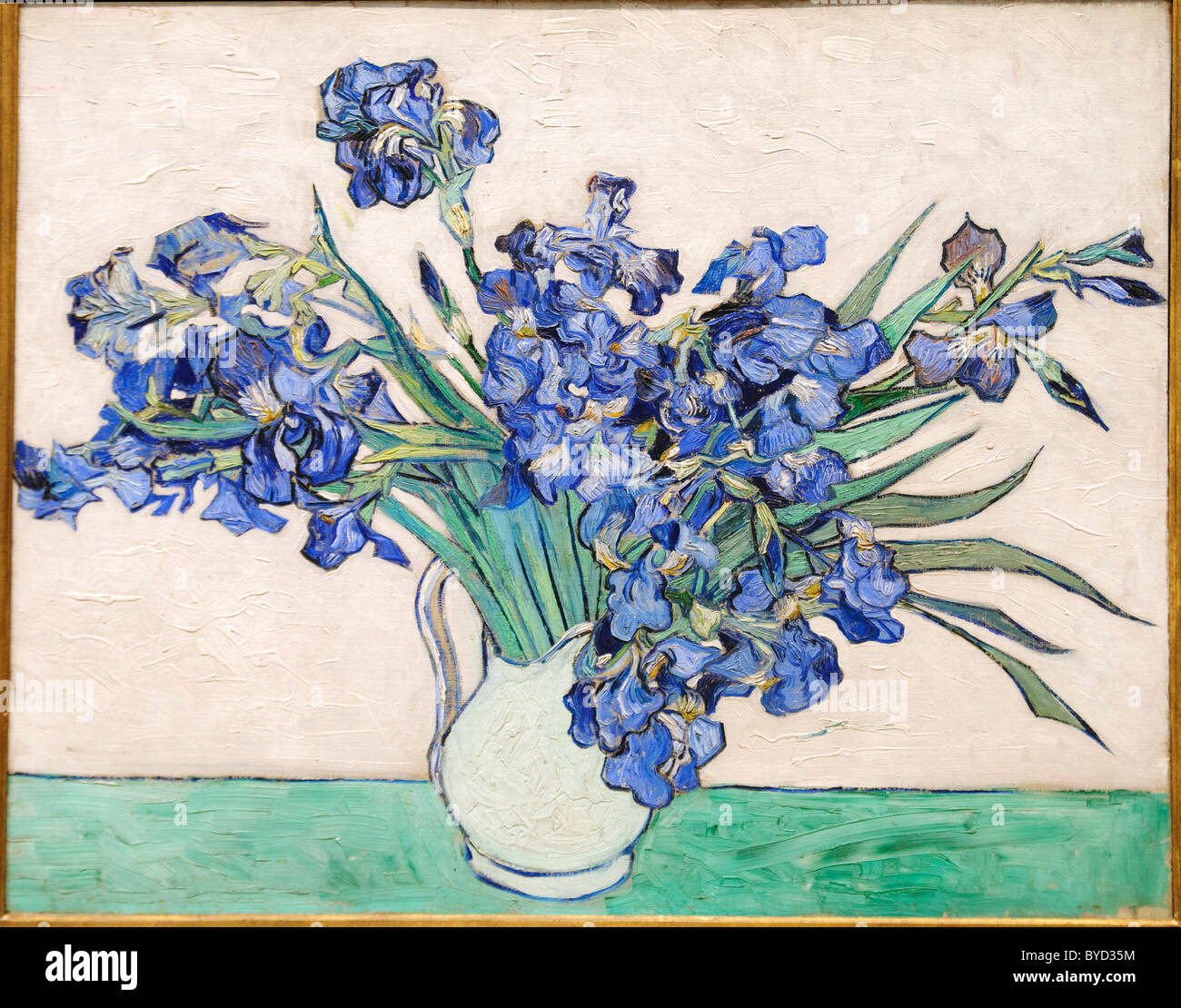 Iris, 1890, par Vincent van Gogh, Banque D'Images